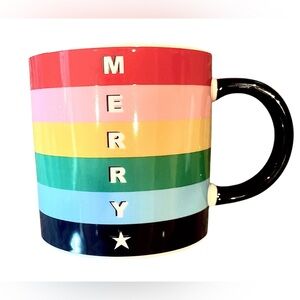 Joules Festive Merry & Bright Christmas mug LIKE NEW!